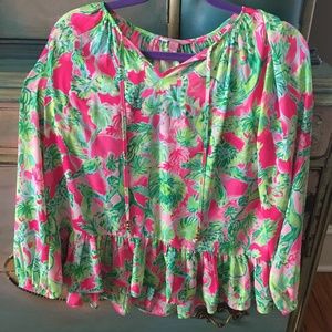 Lilly Pultizer XS Long Sleeve Top